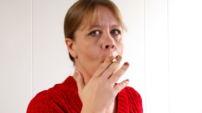 Woman Smoking