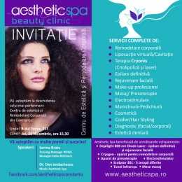 Aesthetic Spa Beauty Clinique se lansează la Constanţa