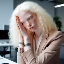 Persoanele cu albinism au, de cele mai multe ori, probleme cu vederea