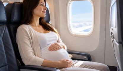 Zborul cu avionul în sarcină poate pune bebelușul în pericol? Ce spun medicii