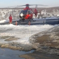 Prima intervenţie pe heliportul Spitalului din Cernavodă